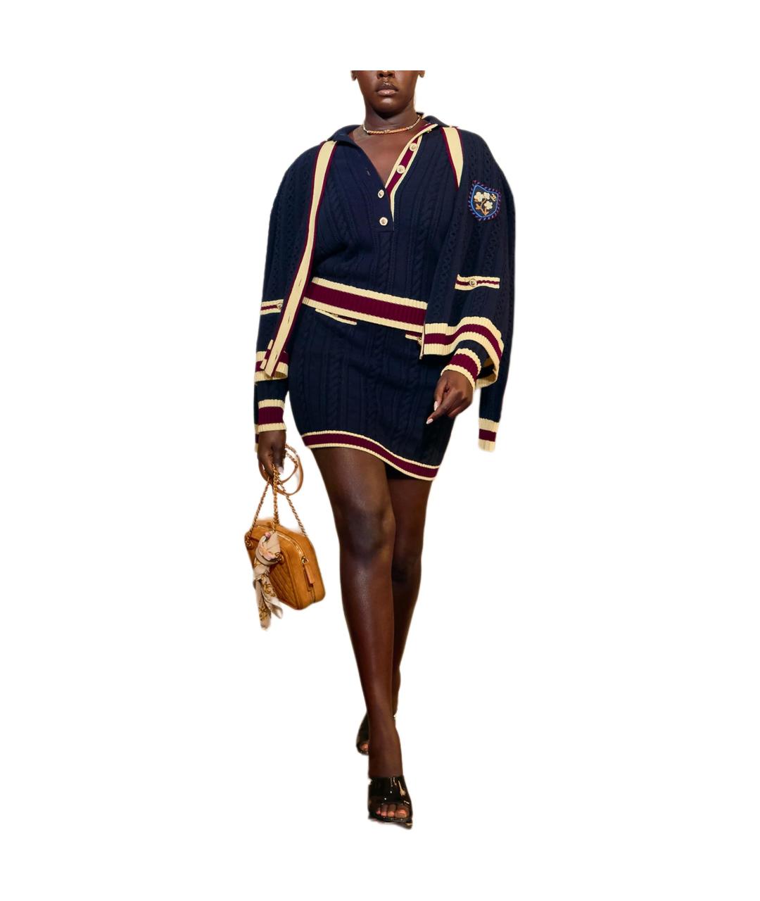 CHANEL Темно-синий кардиган, фото 2