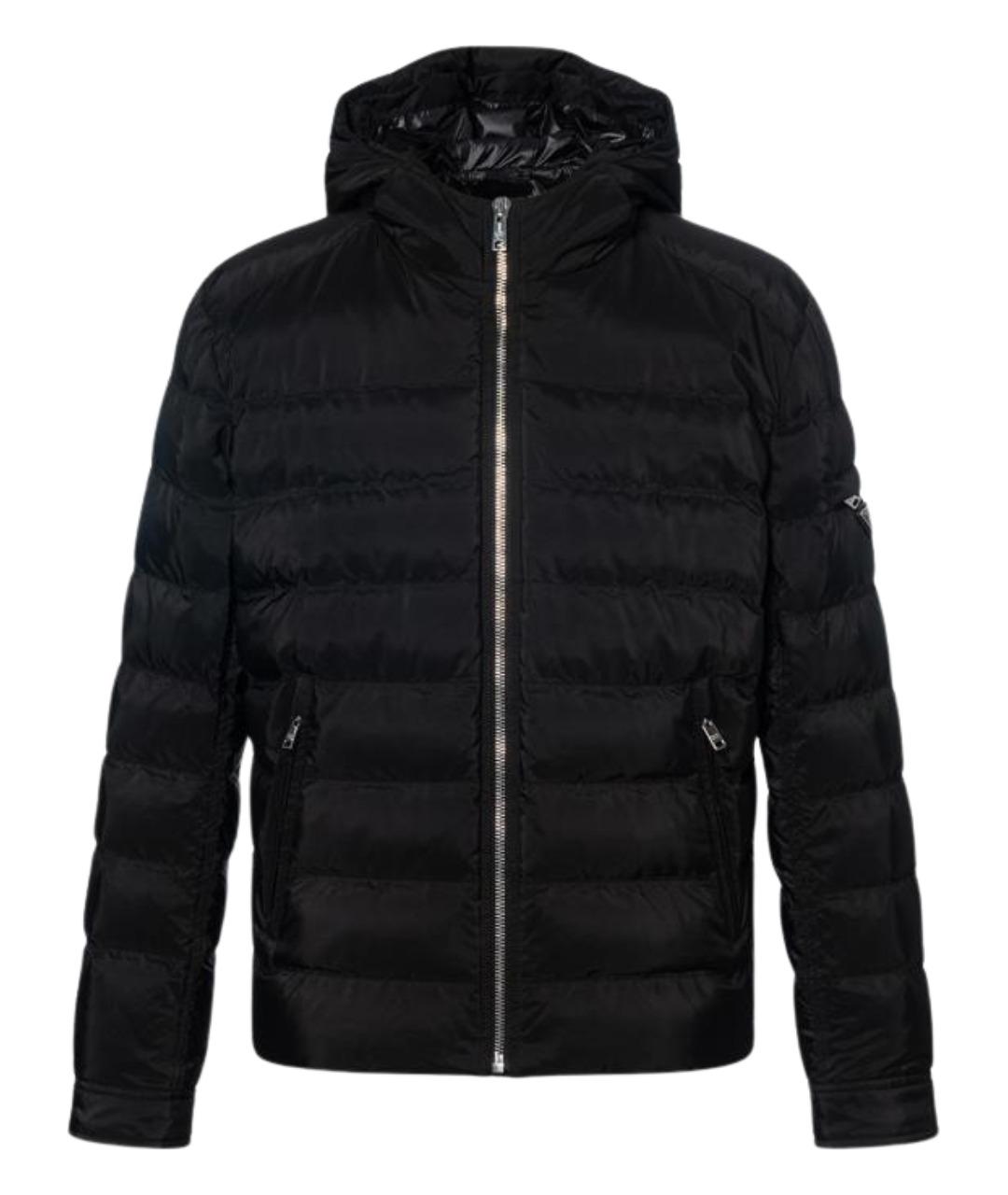 PRADA Черный пуховик, фото 1