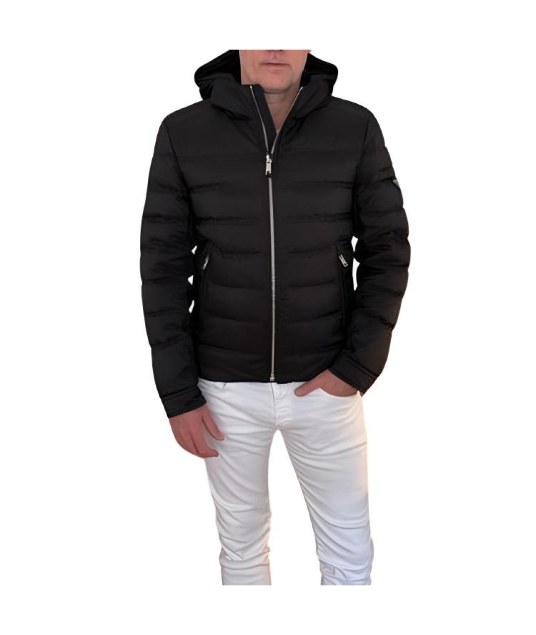 PRADA Черный пуховик, фото 3