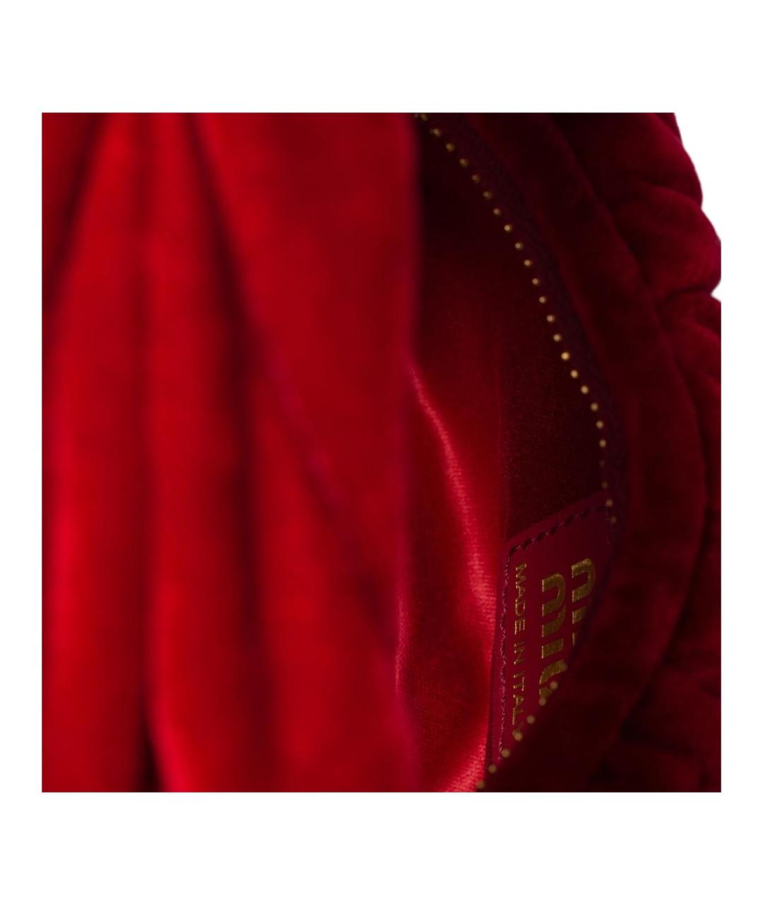 MIU MIU Красная бархатная сумка через плечо, фото 5