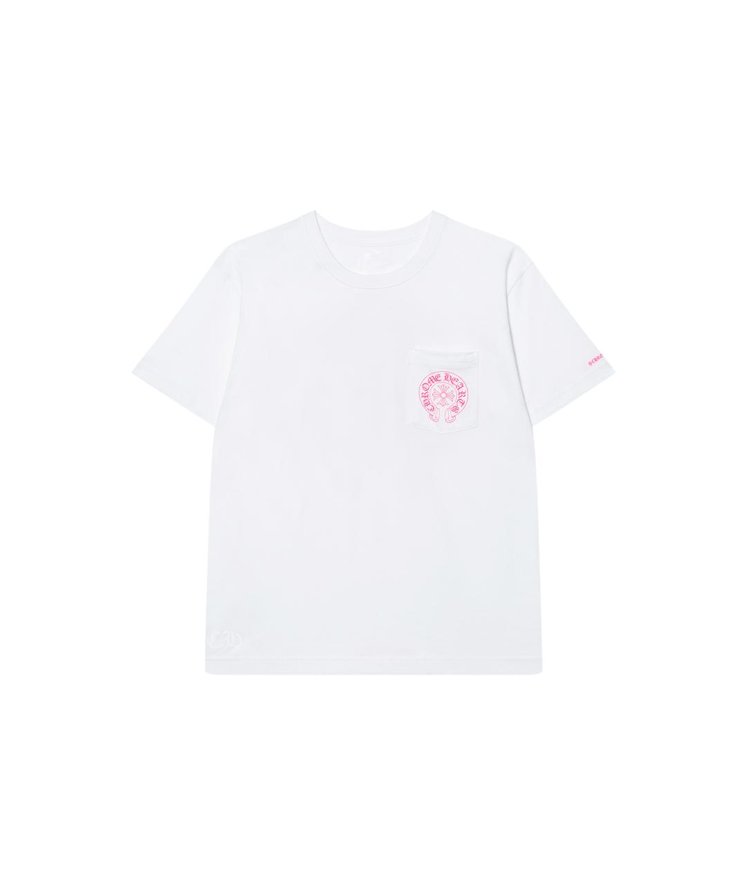 CHROME HEARTS Белая хлопковая футболка, фото 6