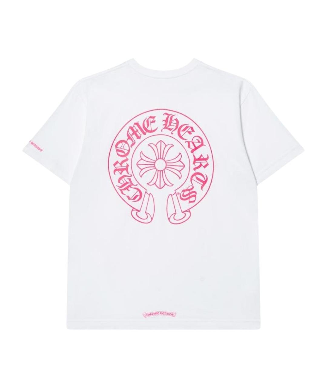 CHROME HEARTS Белая хлопковая футболка, фото 2