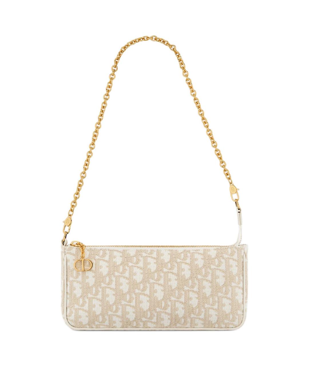 CHRISTIAN DIOR Бежевая сумка через плечо, фото 4