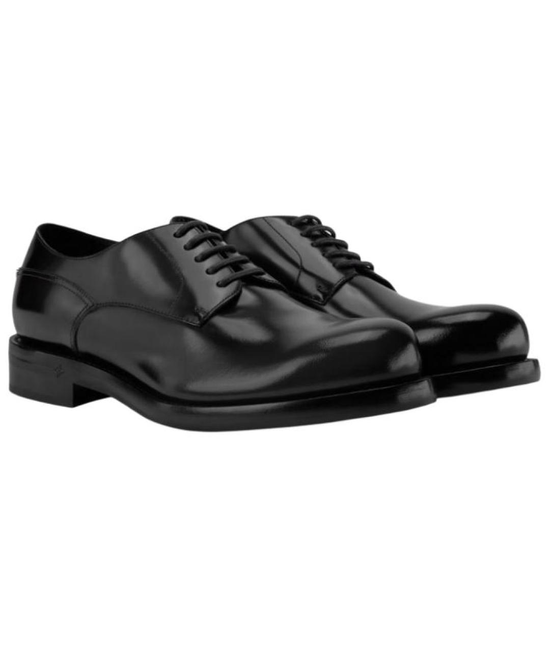 LOUIS VUITTON Черные кожаные туфли, фото 3