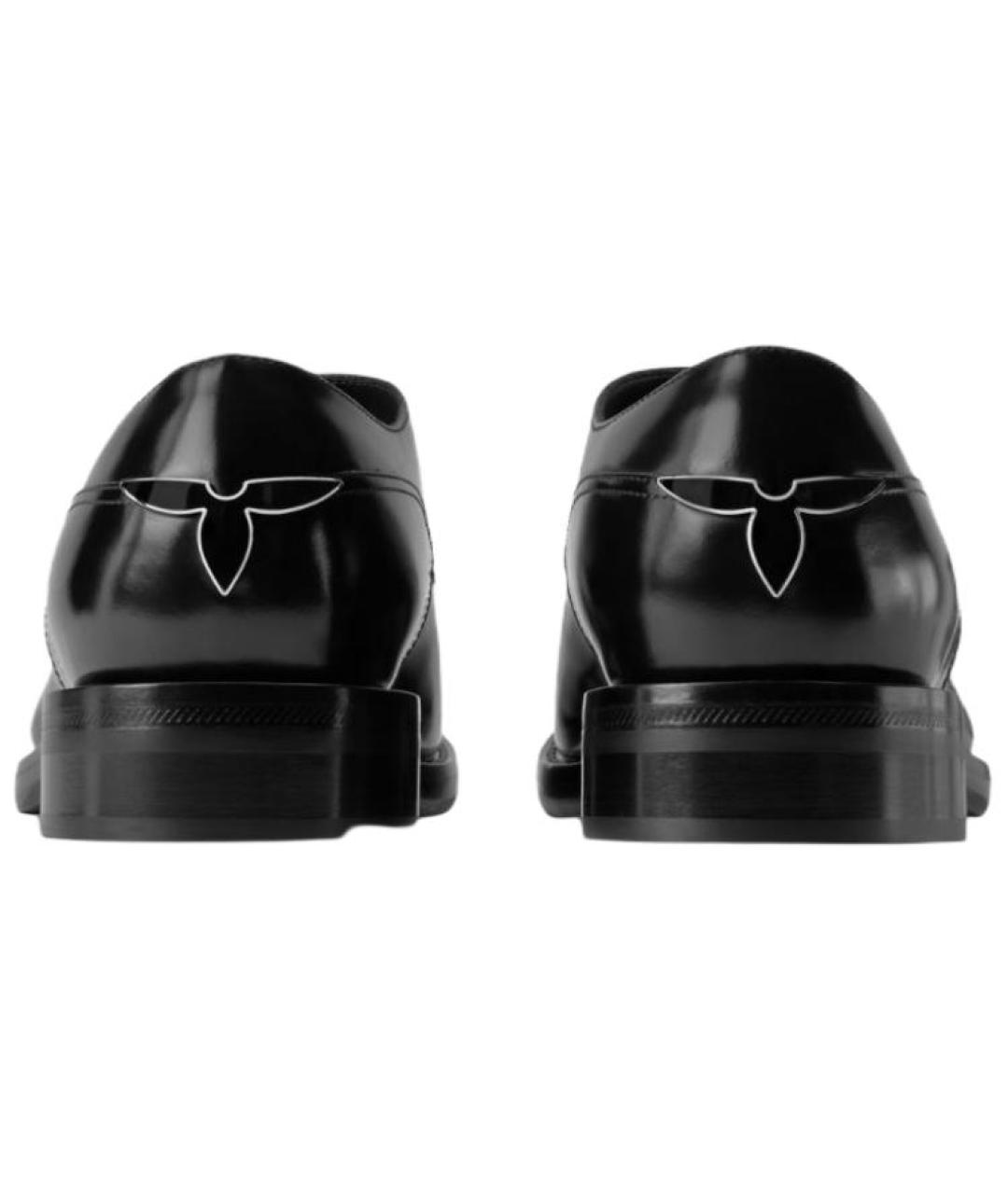 LOUIS VUITTON Черные кожаные туфли, фото 5