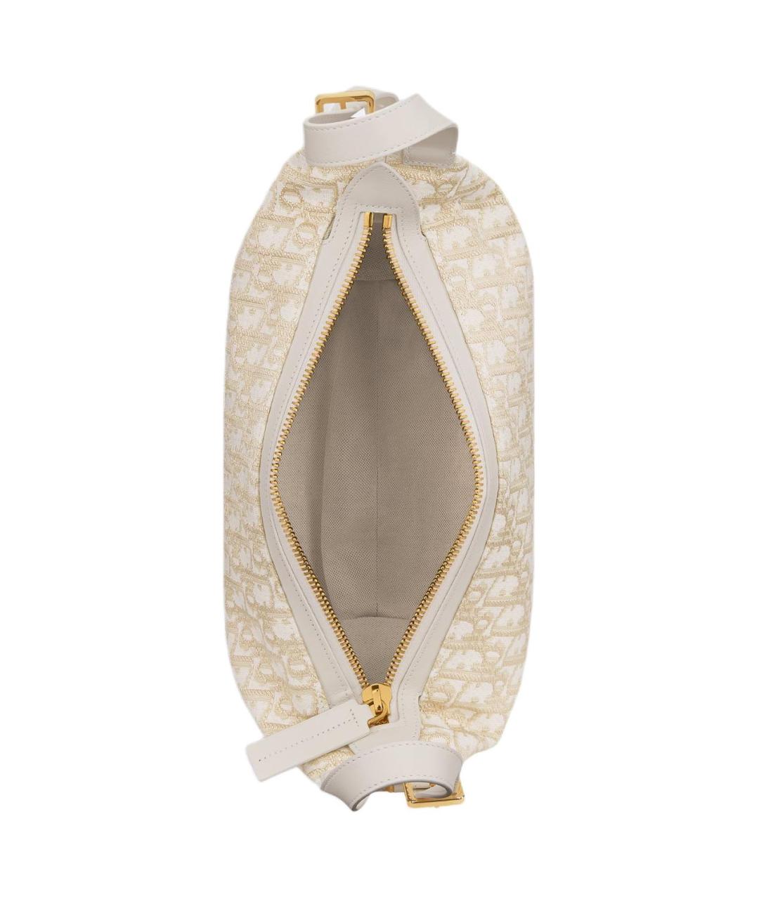 CHRISTIAN DIOR Золотая сумка через плечо, фото 4