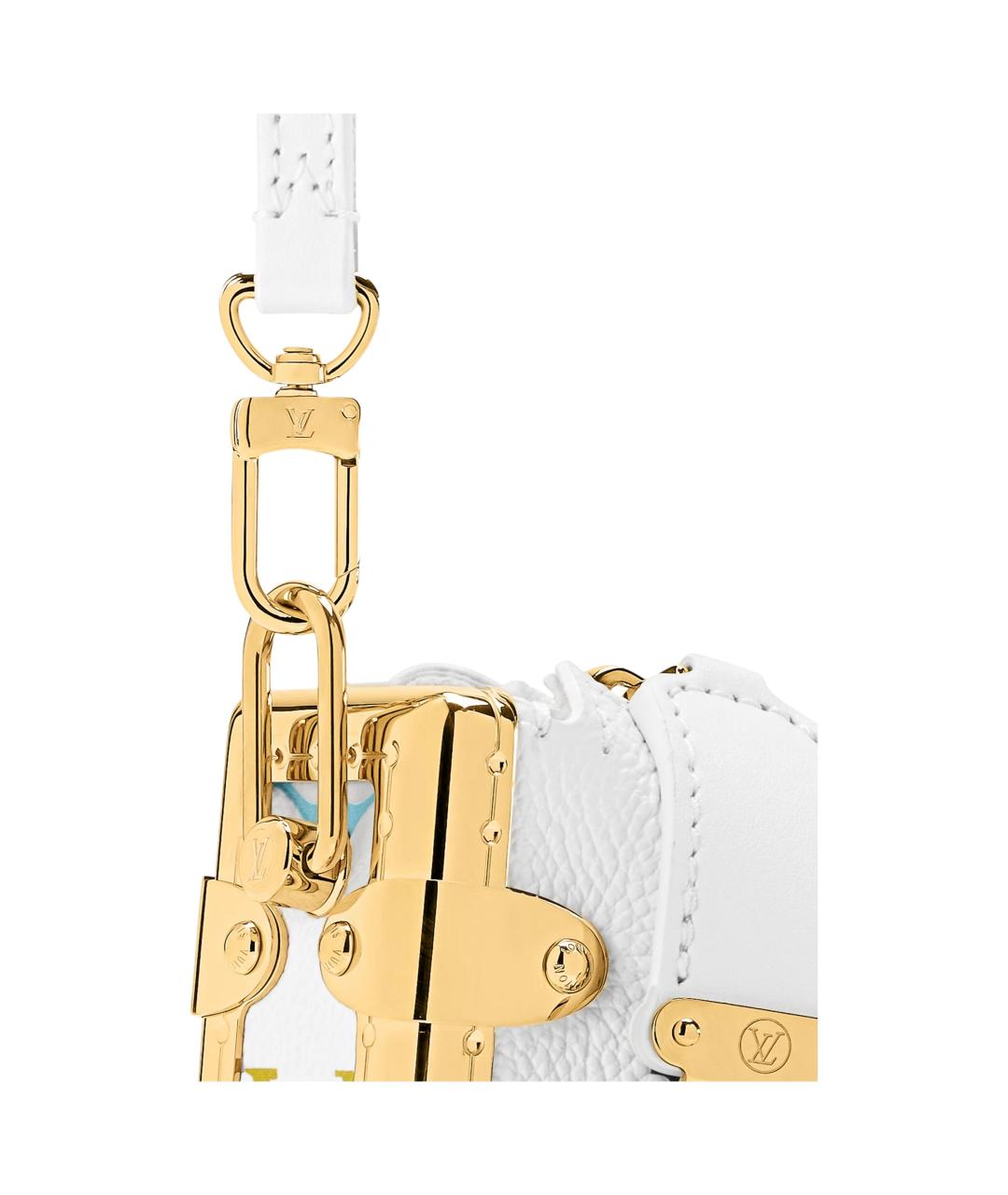 LOUIS VUITTON Белая сумка через плечо, фото 5