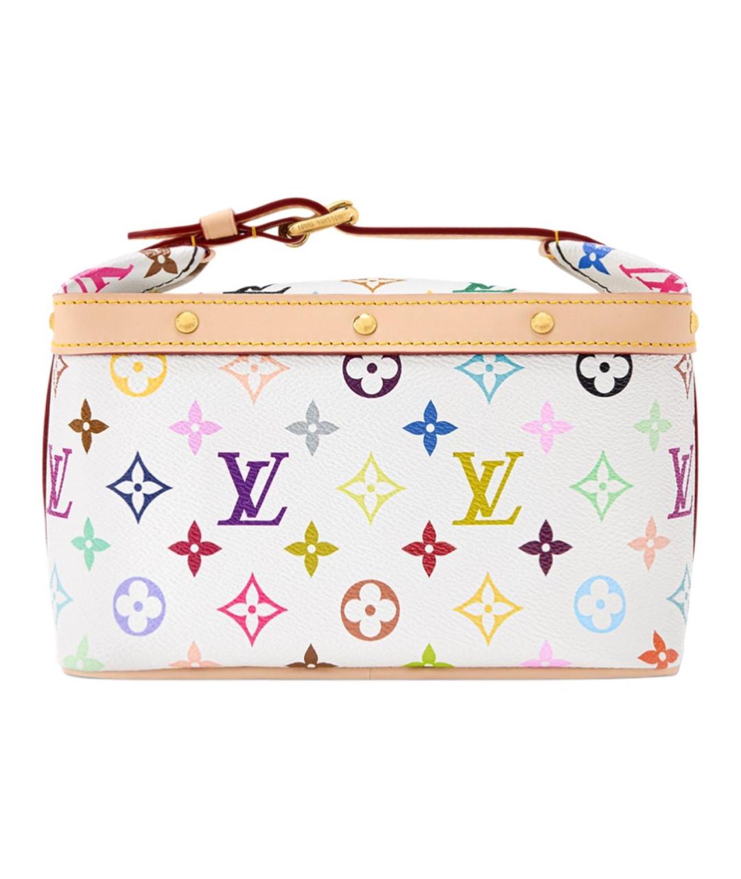 LOUIS VUITTON Белая косметичка, фото 3