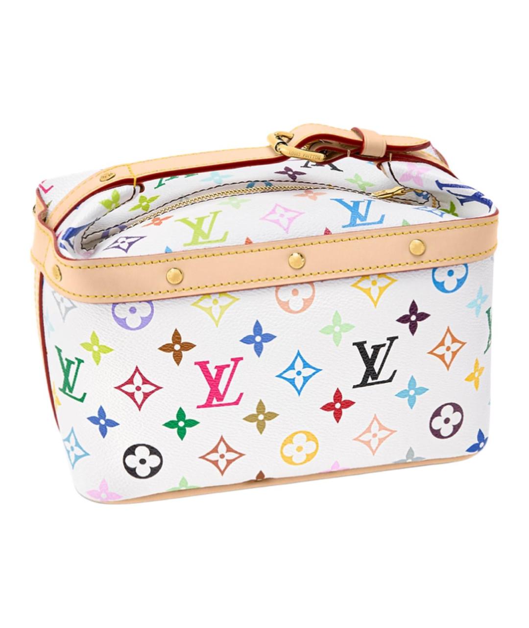 LOUIS VUITTON Белая косметичка, фото 2