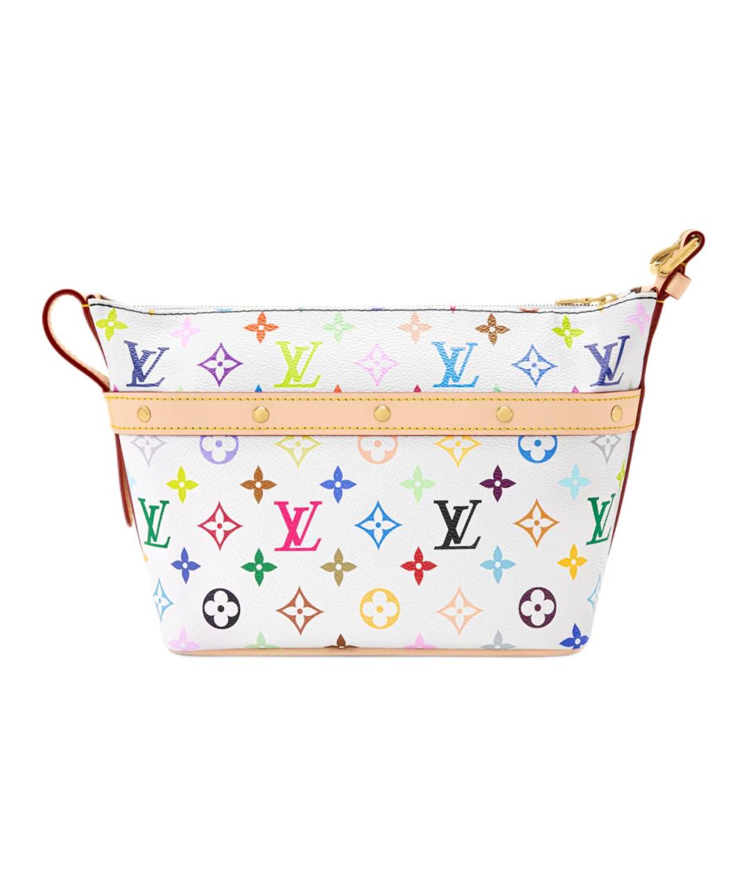 LOUIS VUITTON Белая косметичка, фото 4