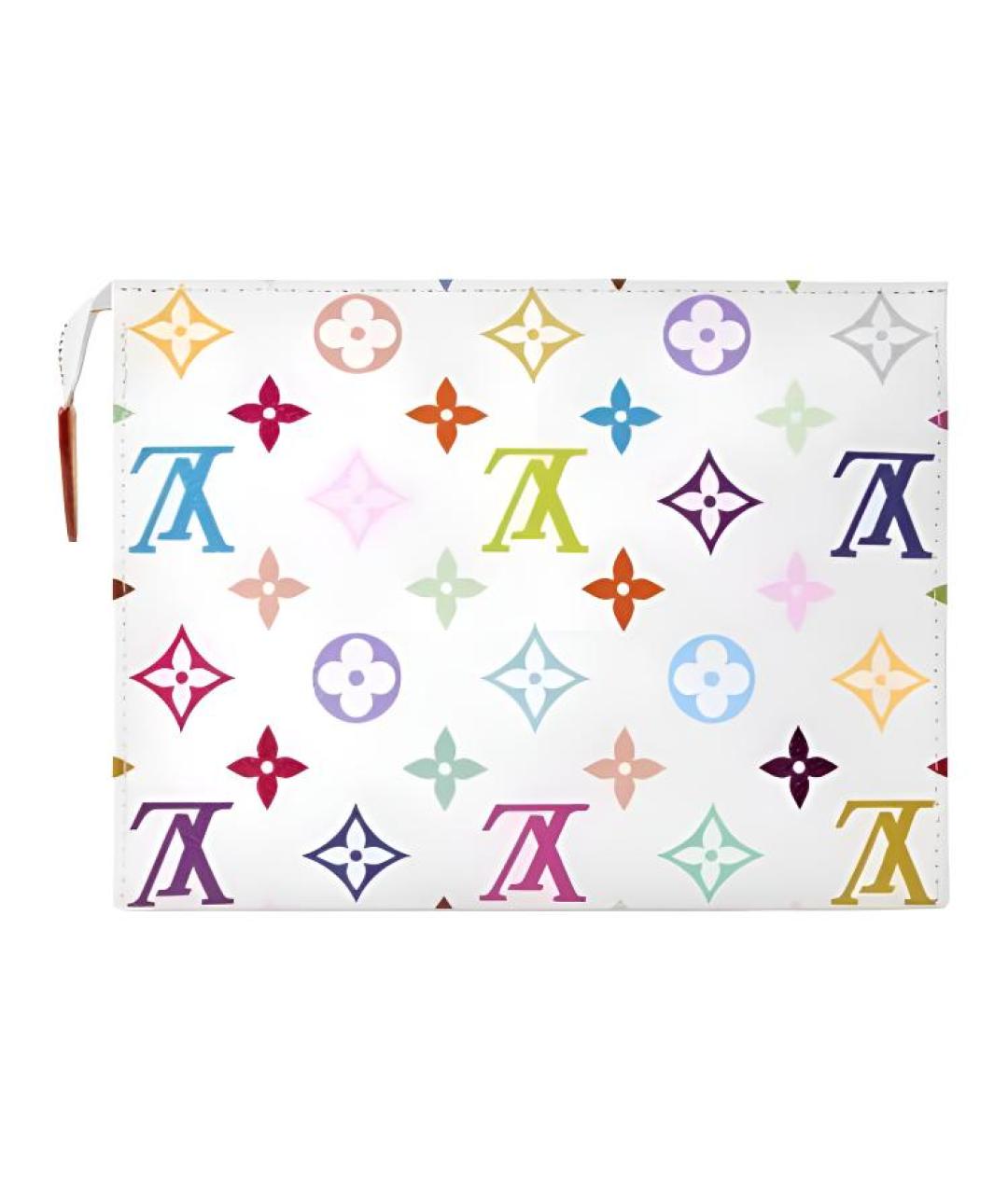 LOUIS VUITTON Белая косметичка, фото 3
