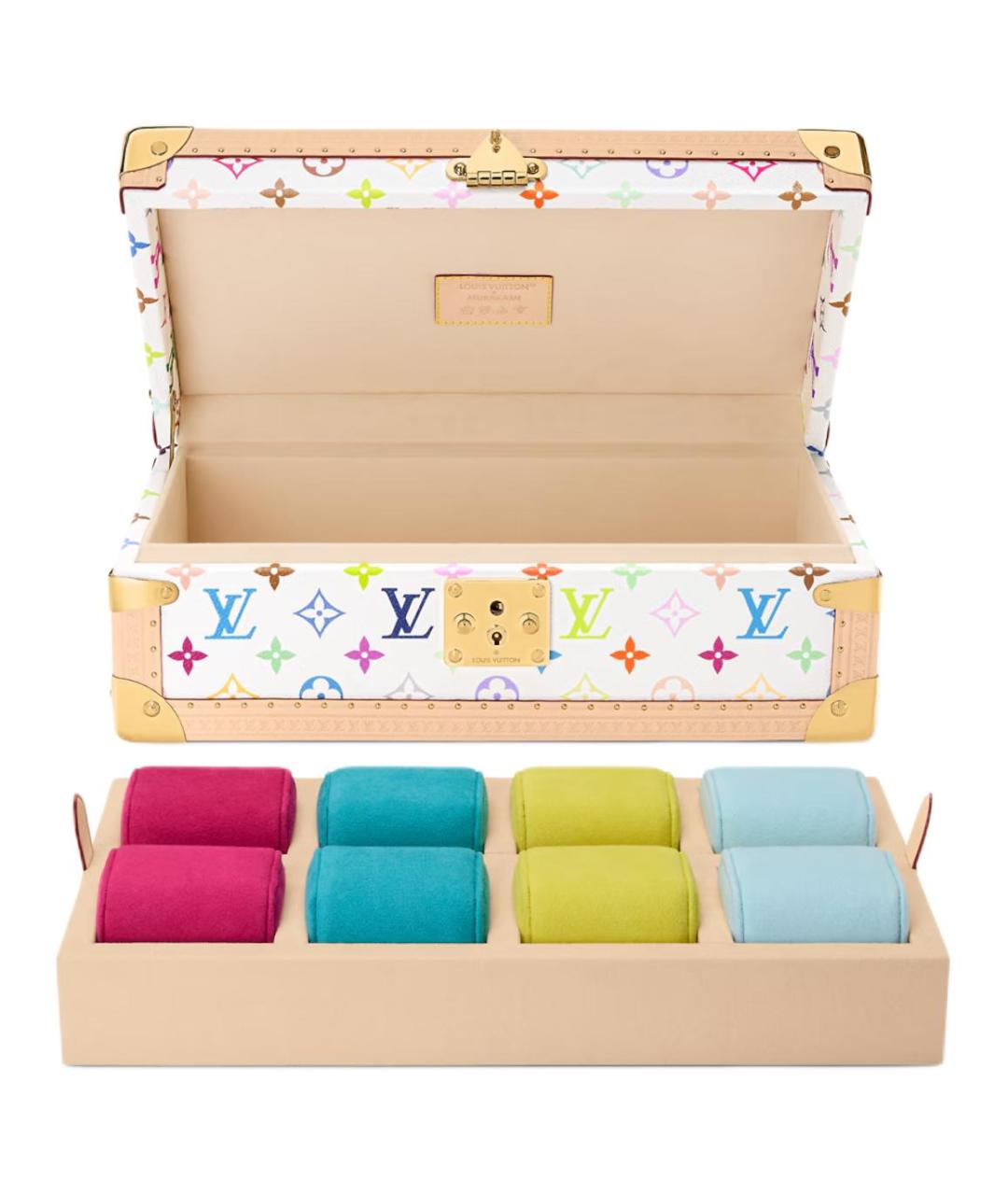 LOUIS VUITTON Белый чемодан, фото 5