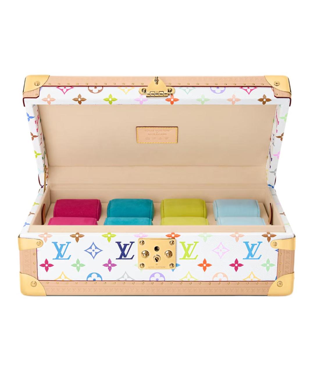LOUIS VUITTON Белый чемодан, фото 4