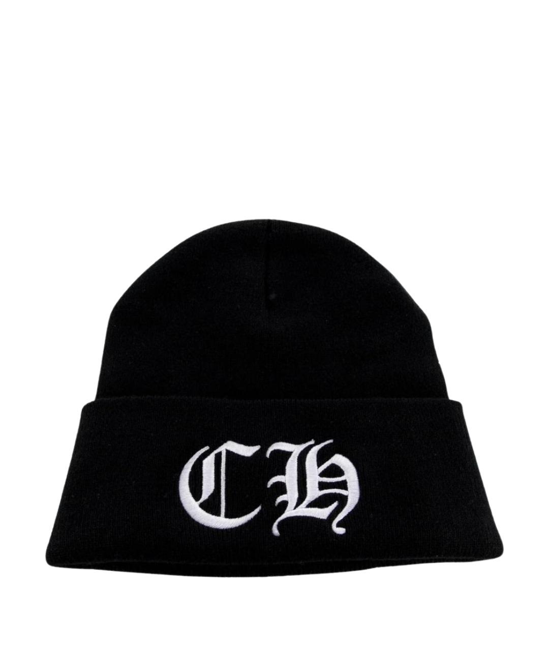 CHROME HEARTS Черная шапка, фото 1