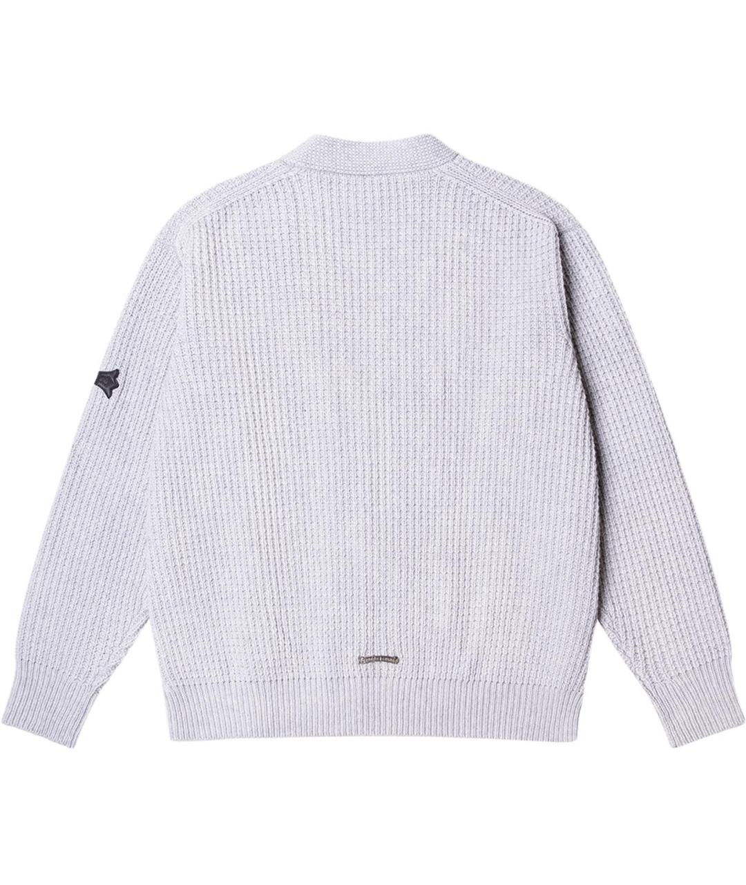 CHROME HEARTS Серый кашемировый джемпер / свитер, фото 1