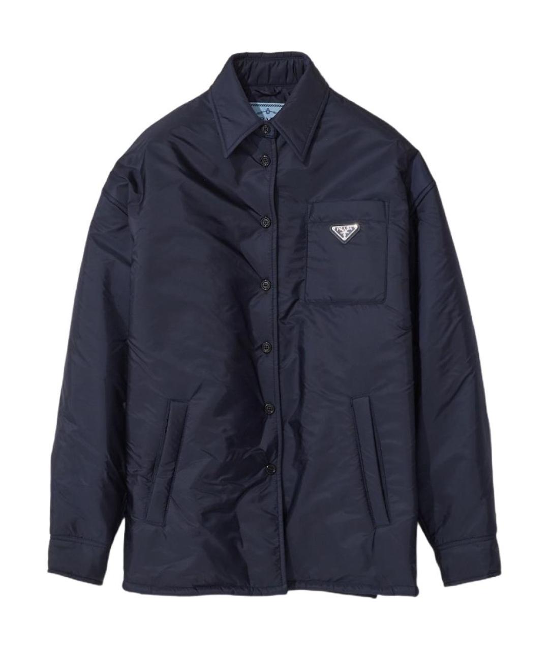 PRADA Темно-синяя куртка, фото 1