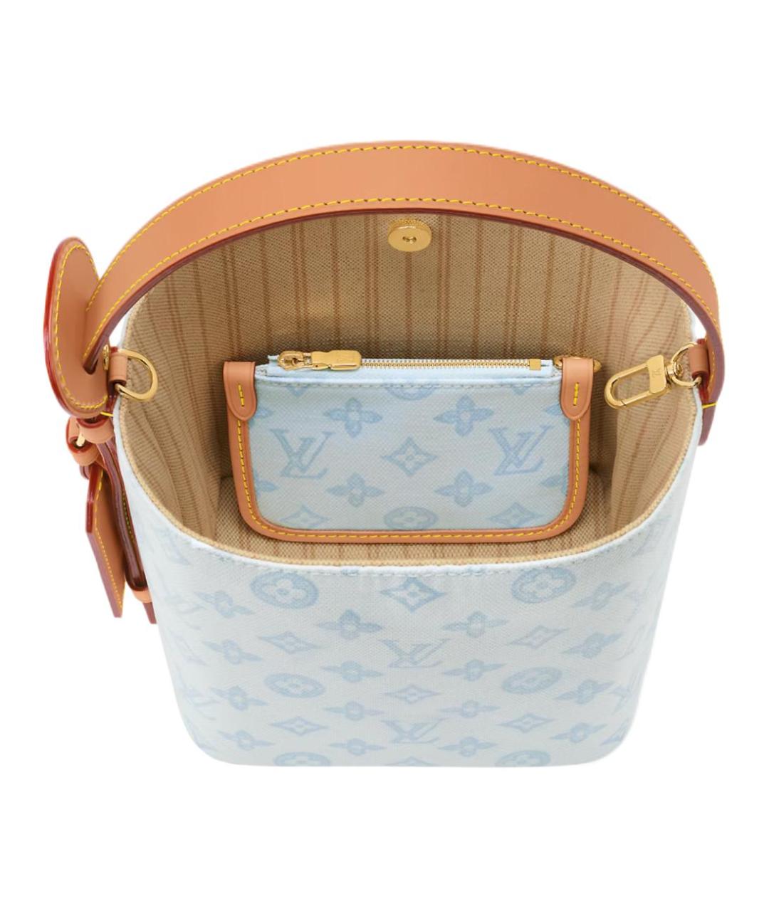 LOUIS VUITTON Голубая сумка через плечо, фото 5