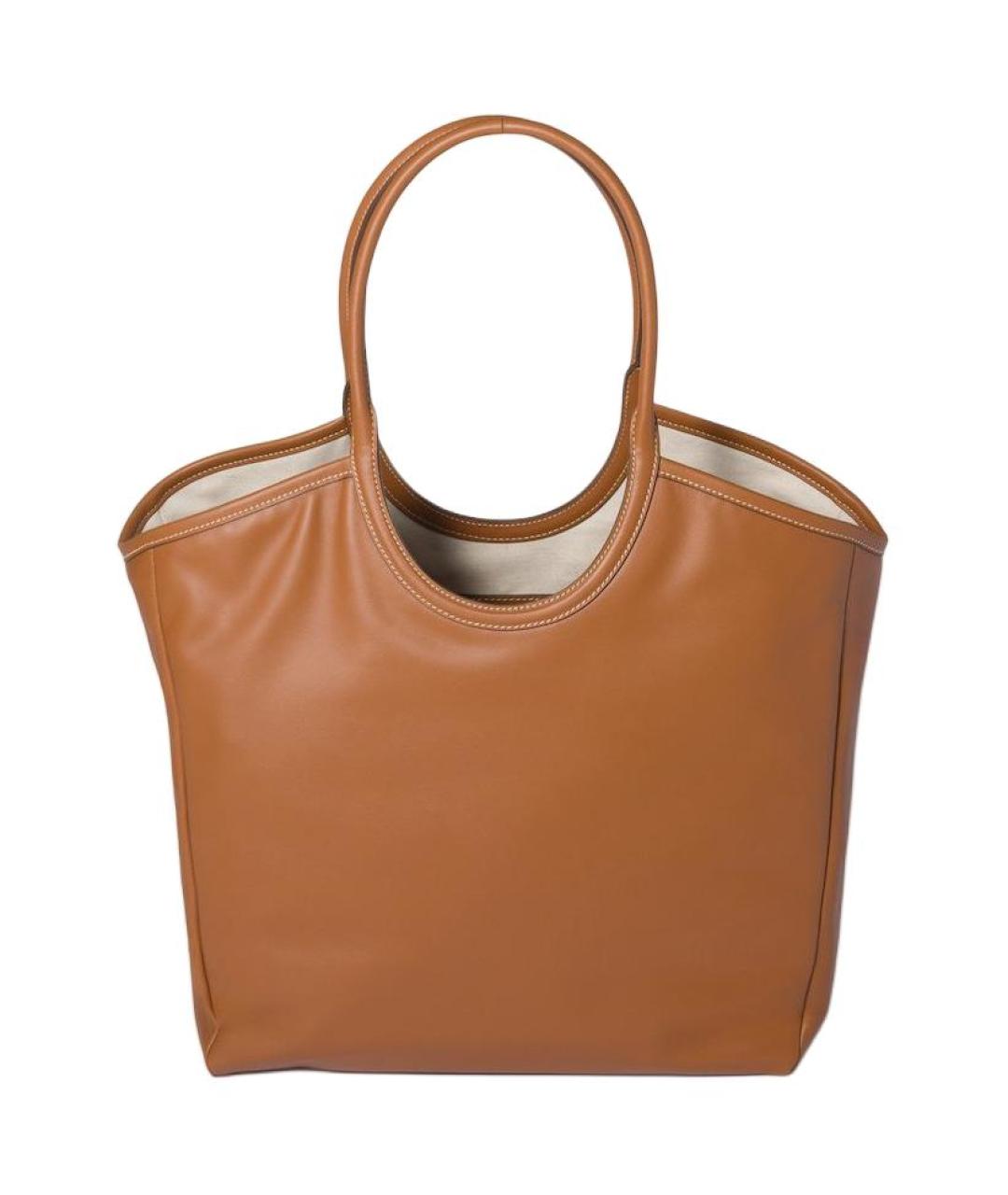 MIU MIU Коричневая кожаная сумка через плечо, фото 3