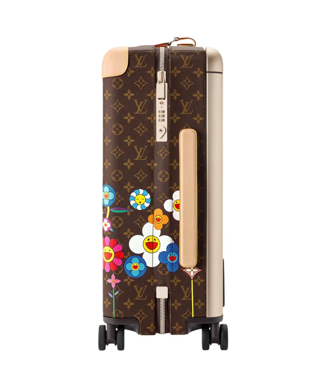 LOUIS VUITTON Коричневый чемодан, фото 3