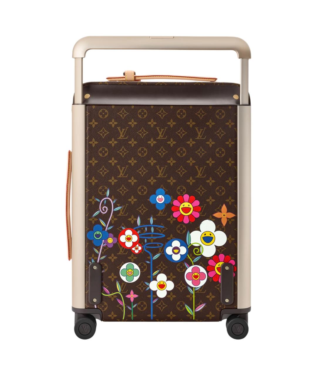 LOUIS VUITTON Коричневый чемодан, фото 4