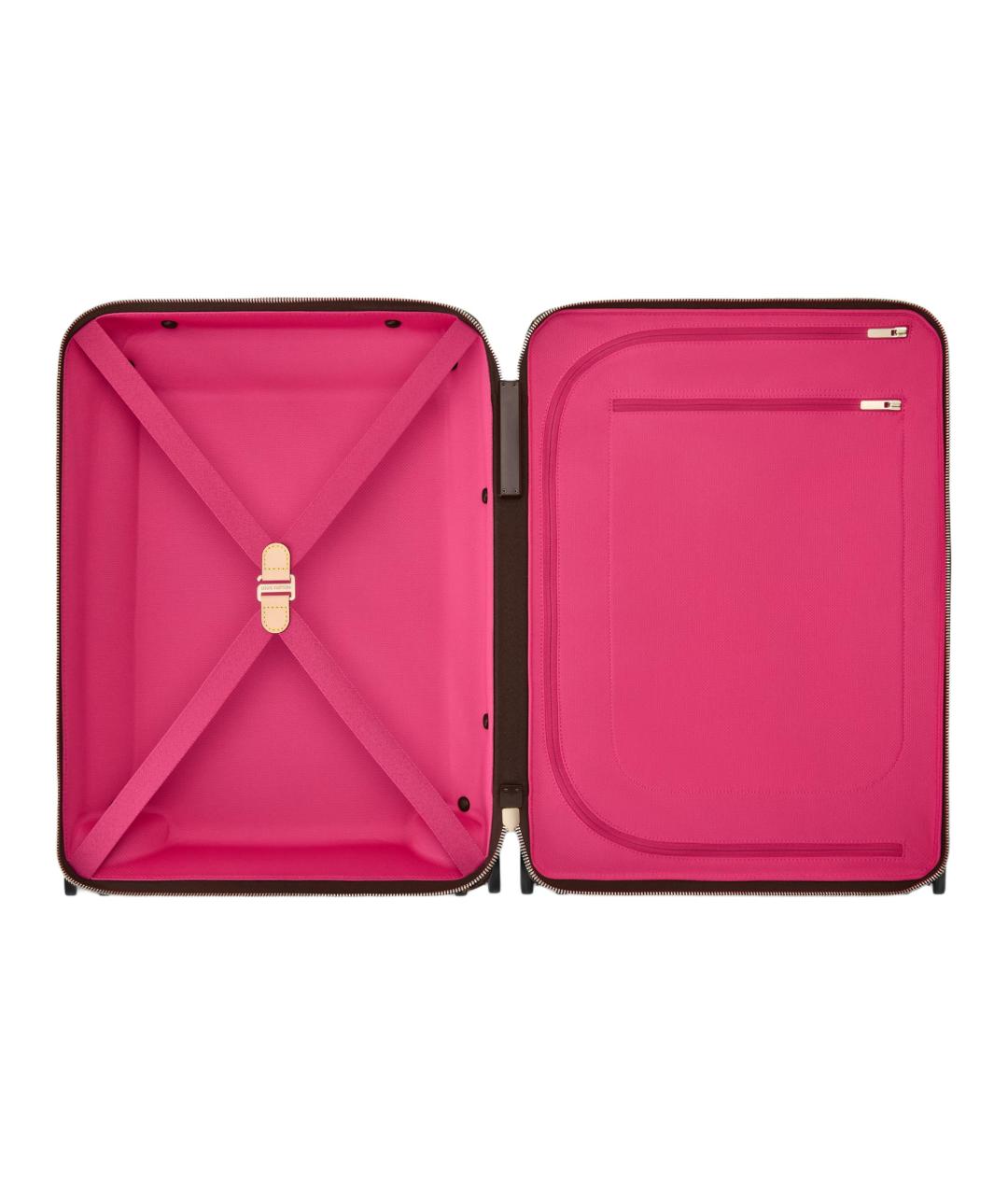 LOUIS VUITTON Коричневый чемодан, фото 5