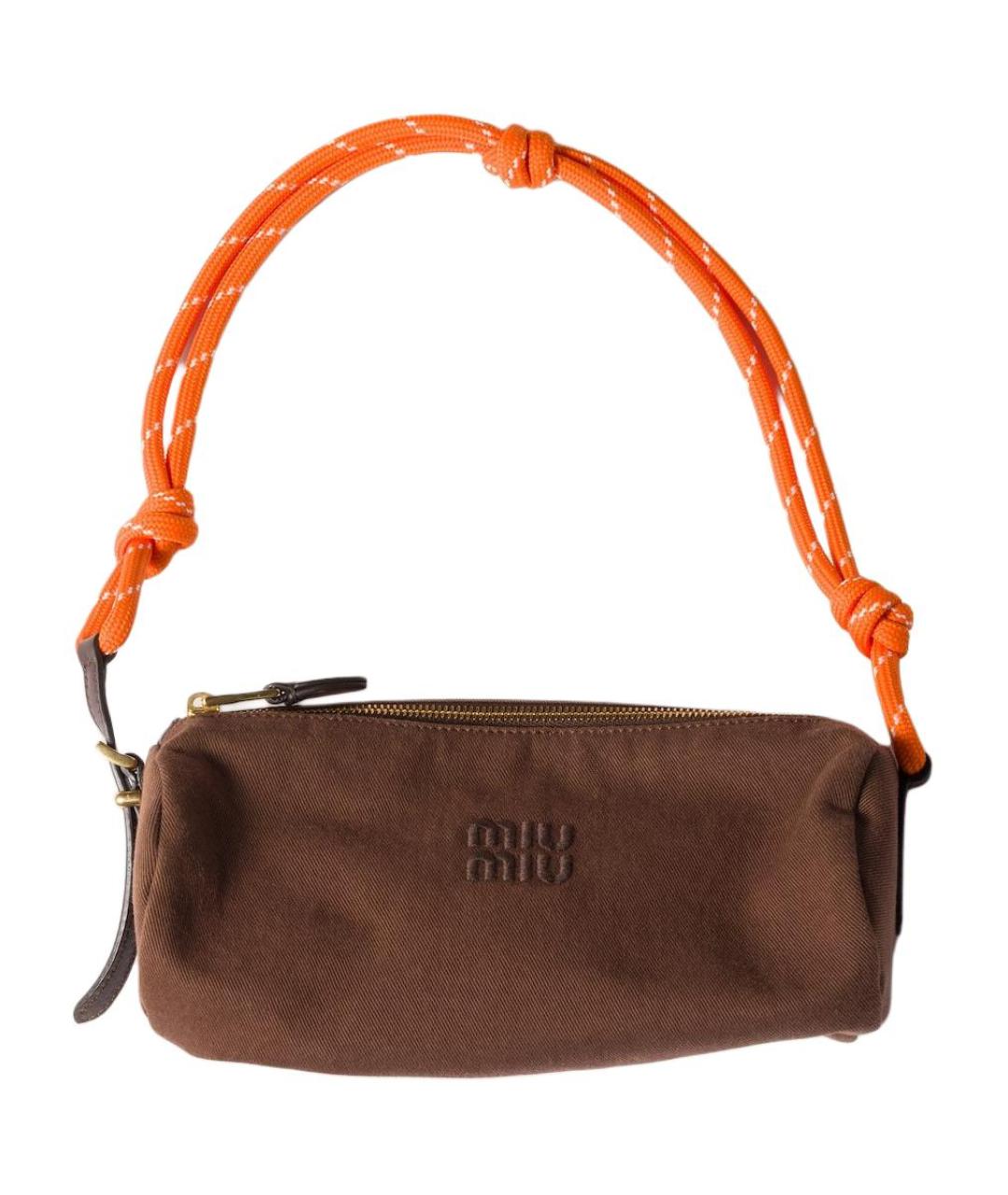 MIU MIU Коричневая сумка через плечо, фото 4