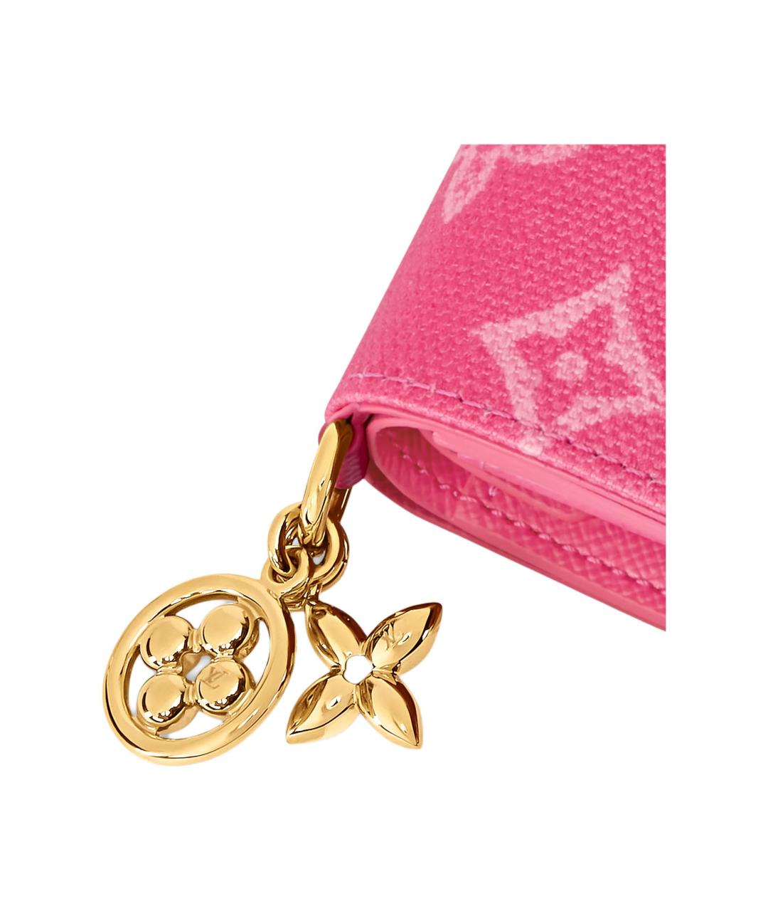 LOUIS VUITTON Розовый кошелек, фото 5