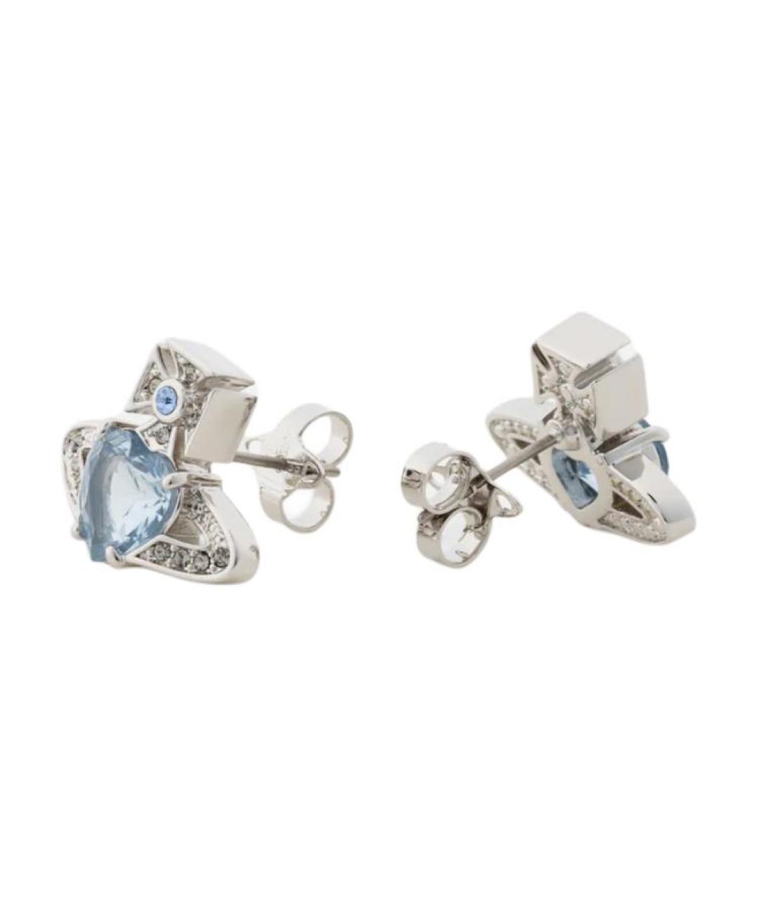 VIVIENNE WESTWOOD Голубые серьги, фото 2