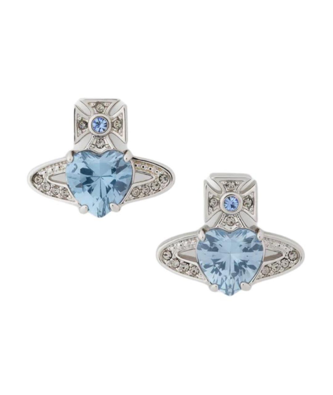 VIVIENNE WESTWOOD Голубые серьги, фото 1