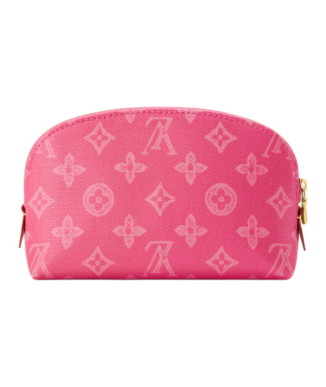 LOUIS VUITTON Розовая хлопковая косметичка, фото 3