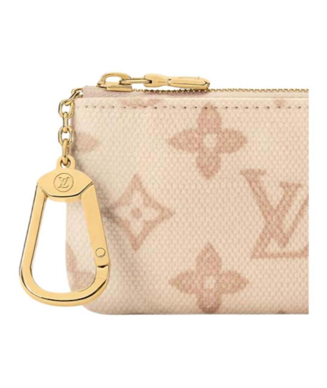 LOUIS VUITTON Бежевая ключница, фото 5