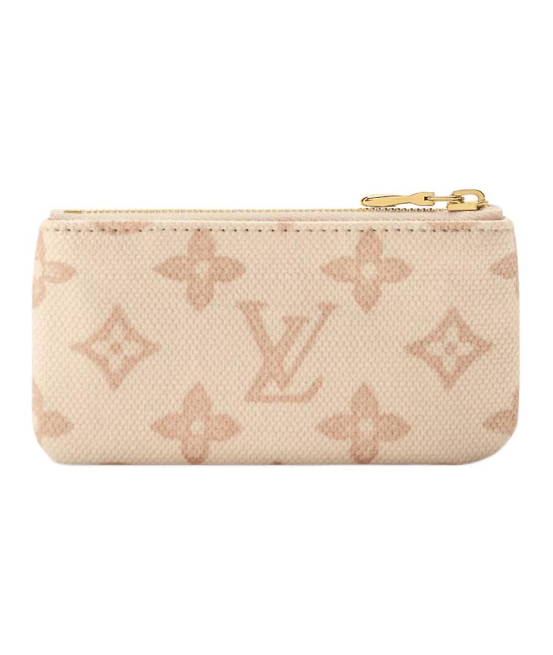 LOUIS VUITTON Бежевая ключница, фото 3