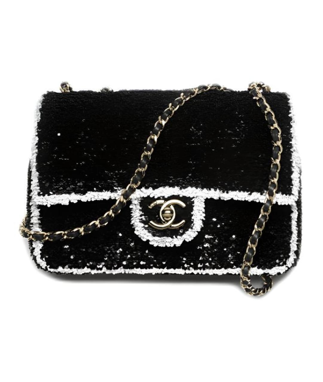 CHANEL Черная сумка через плечо, фото 5