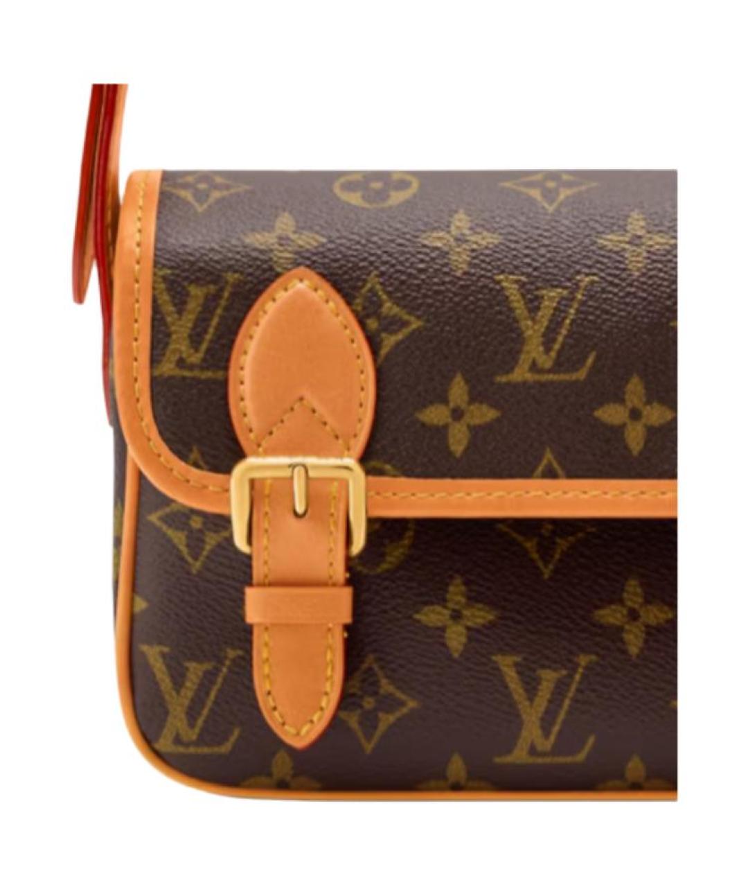 LOUIS VUITTON Коричневая сумка на плечо, фото 5