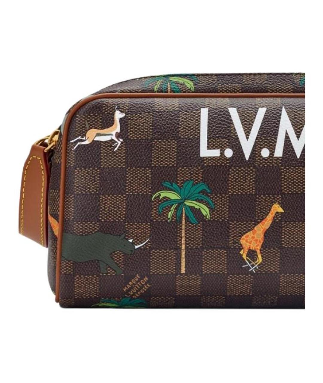 LOUIS VUITTON Коричневая барсетка, фото 5