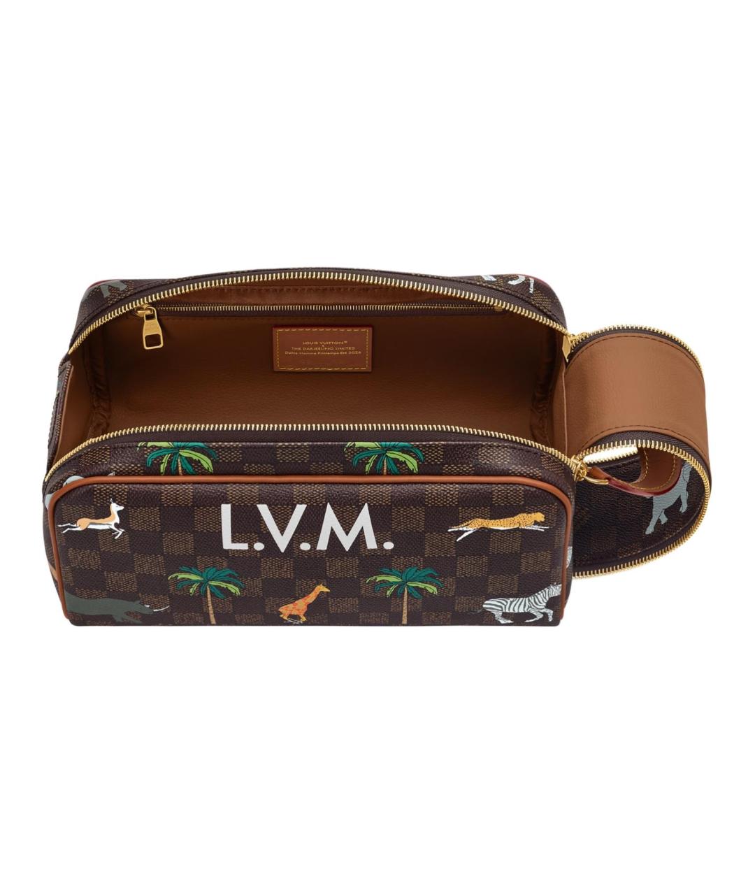 LOUIS VUITTON Коричневая барсетка, фото 4