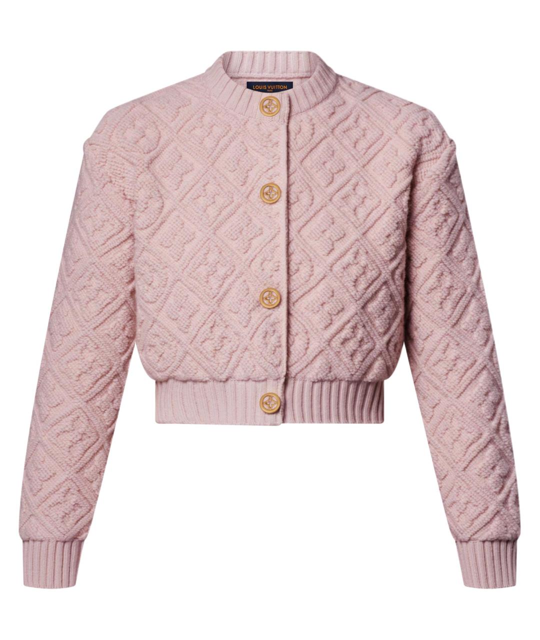 LOUIS VUITTON Розовый кардиган, фото 1