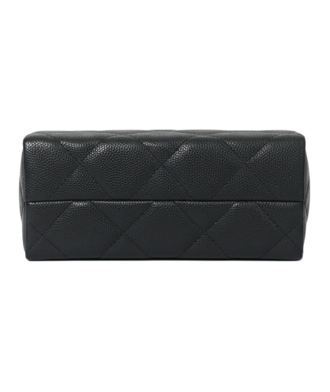 CHANEL Черная кожаная сумка через плечо, фото 3