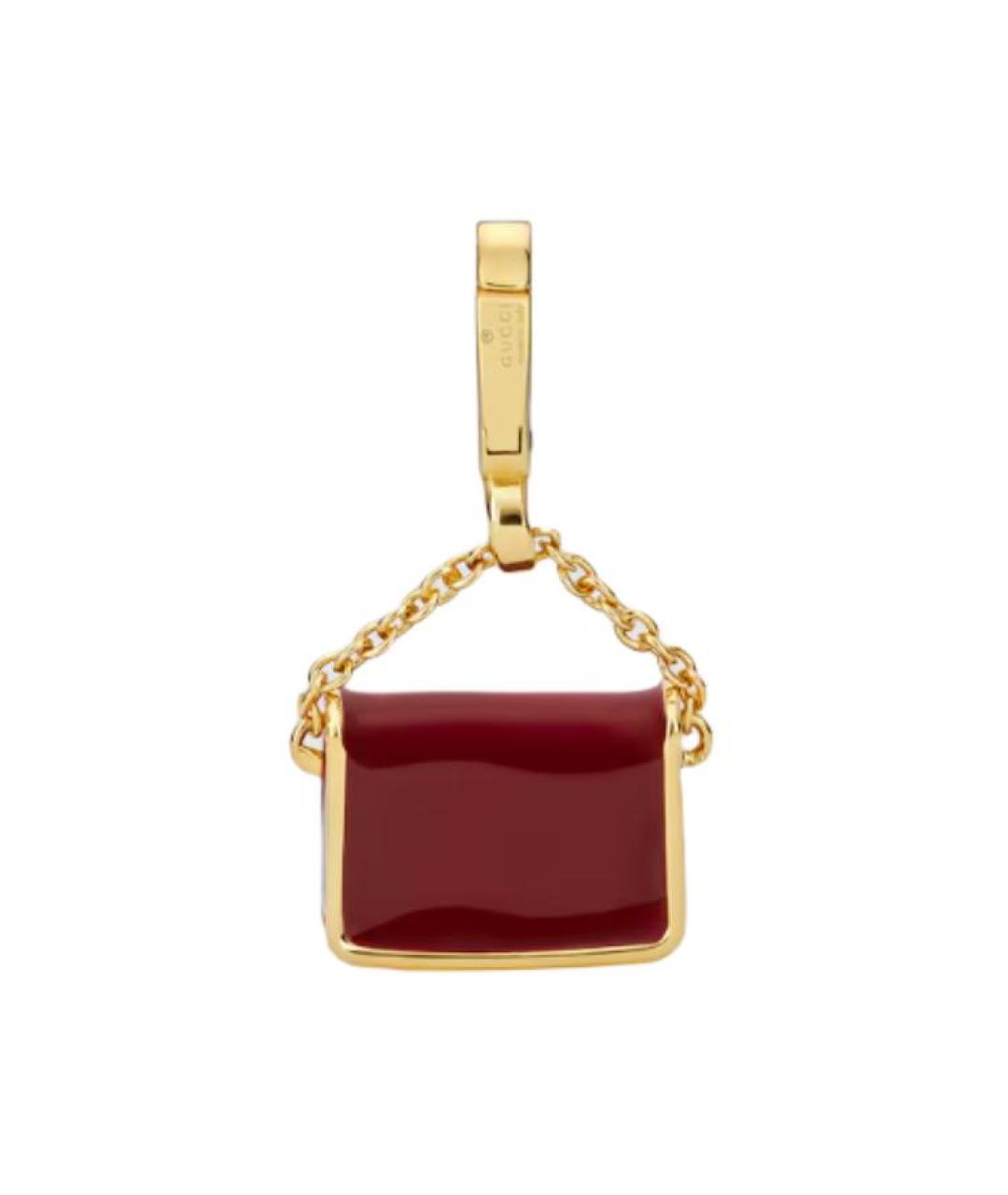 GUCCI Золотая латунная подвеска, фото 3