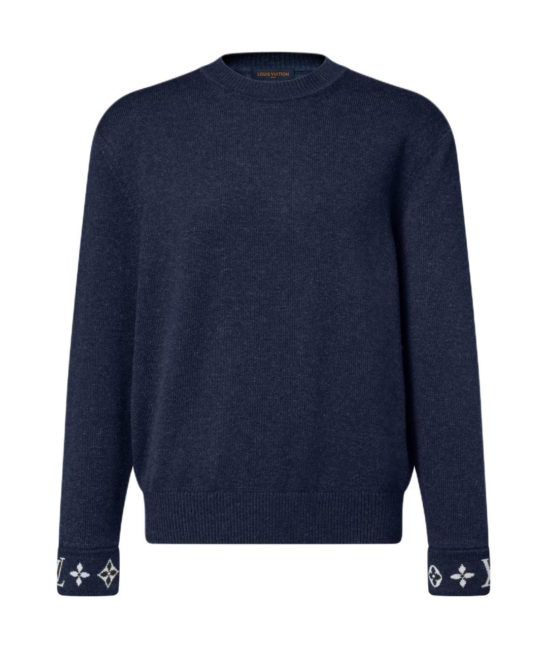 LOUIS VUITTON Синий джемпер / свитер, фото 1