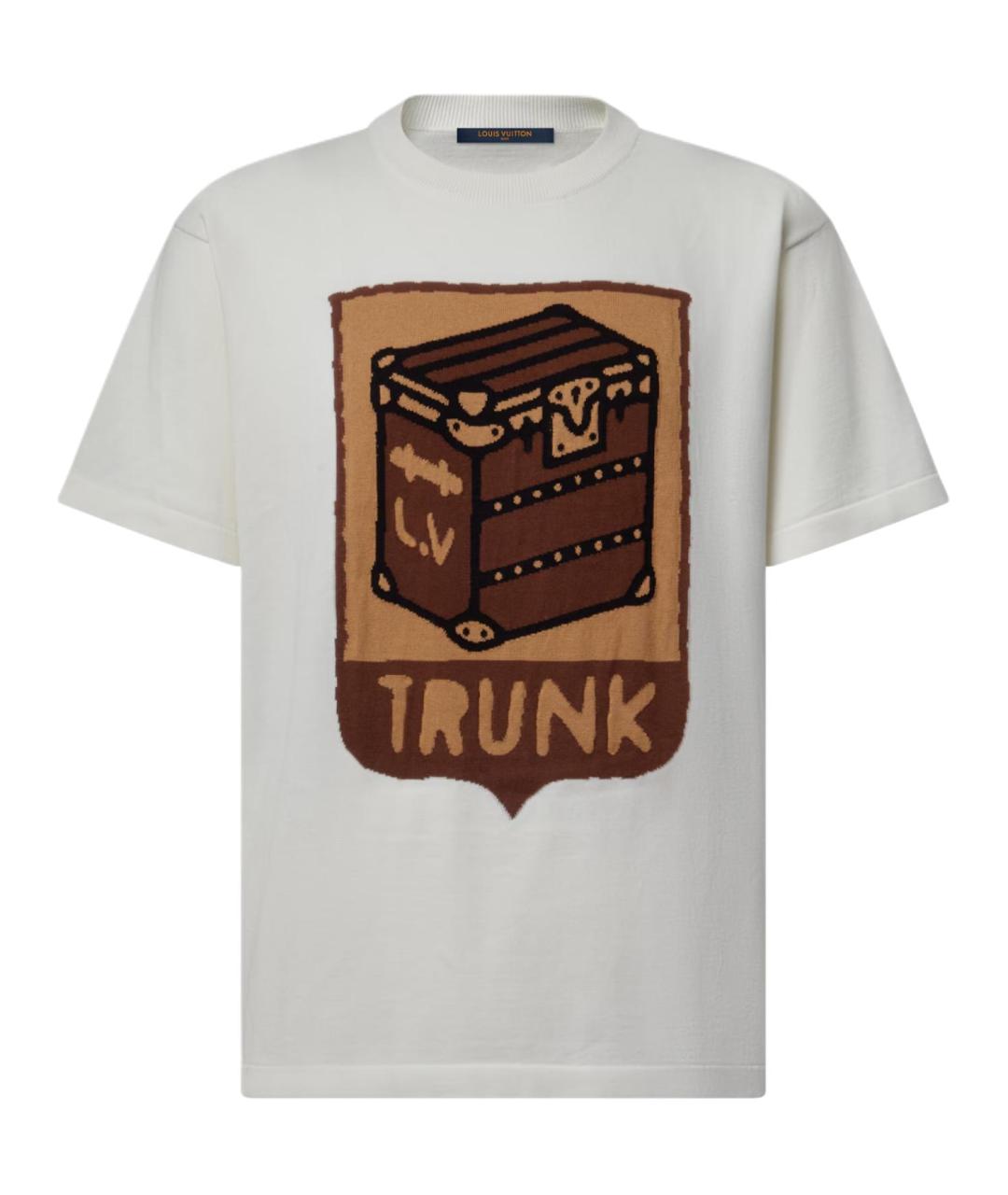 LOUIS VUITTON Белая хлопковая футболка, фото 1