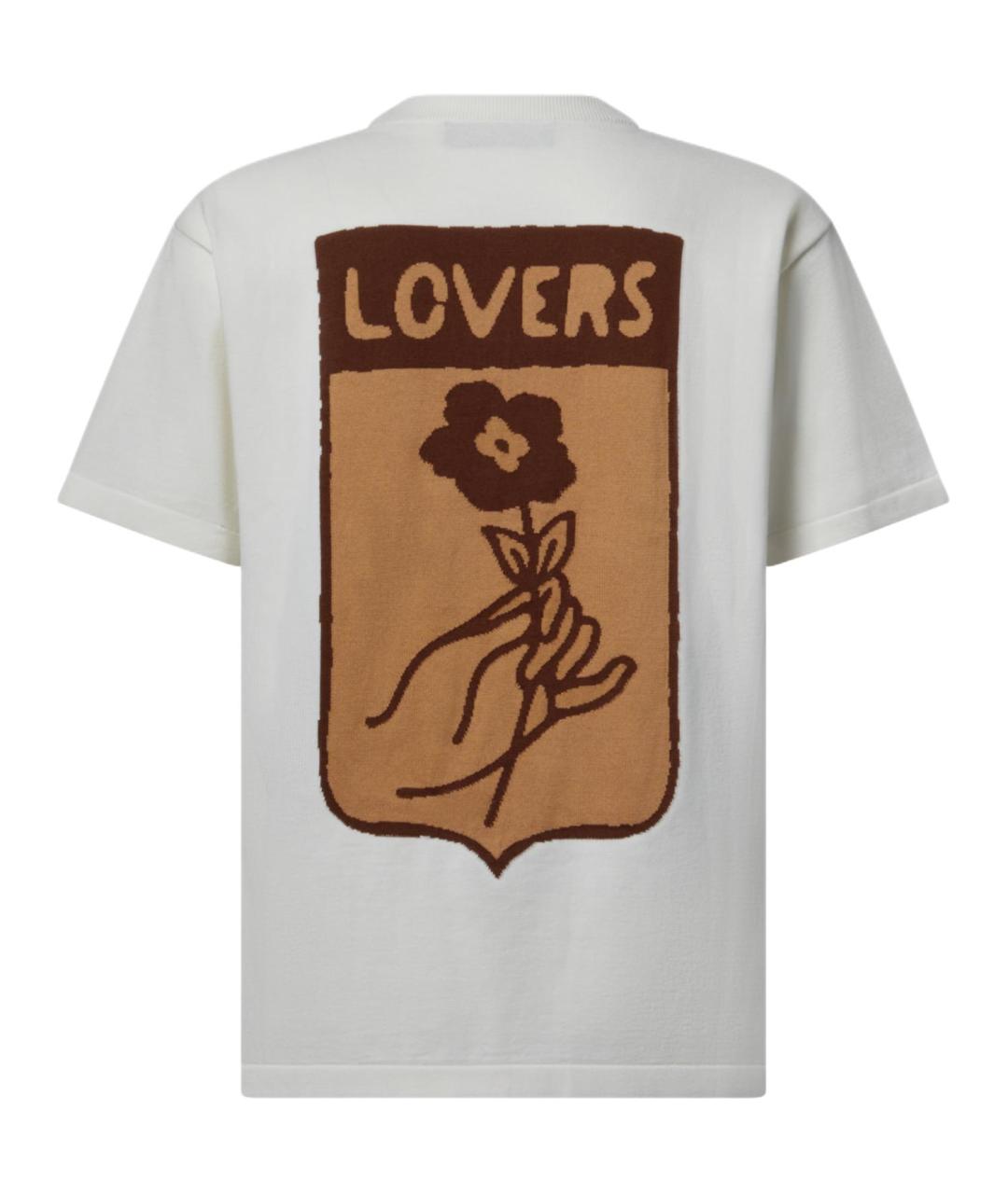 LOUIS VUITTON Белая хлопковая футболка, фото 2