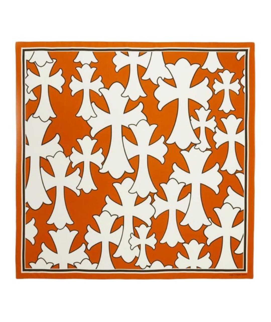 CHROME HEARTS Оранжевый платок, фото 1