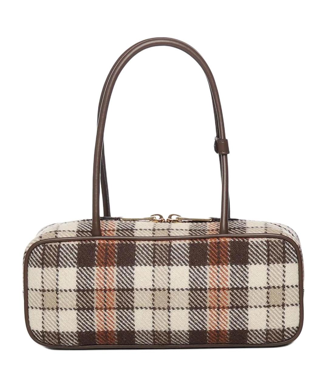 MIU MIU Коричневая сумка с короткими ручками, фото 3