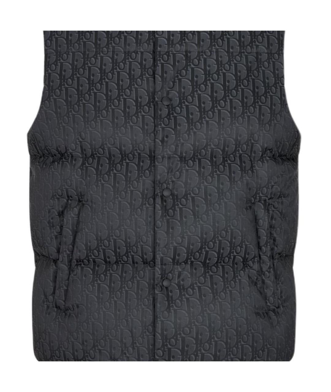 CHRISTIAN DIOR Черный полиамидовый жилет, фото 4