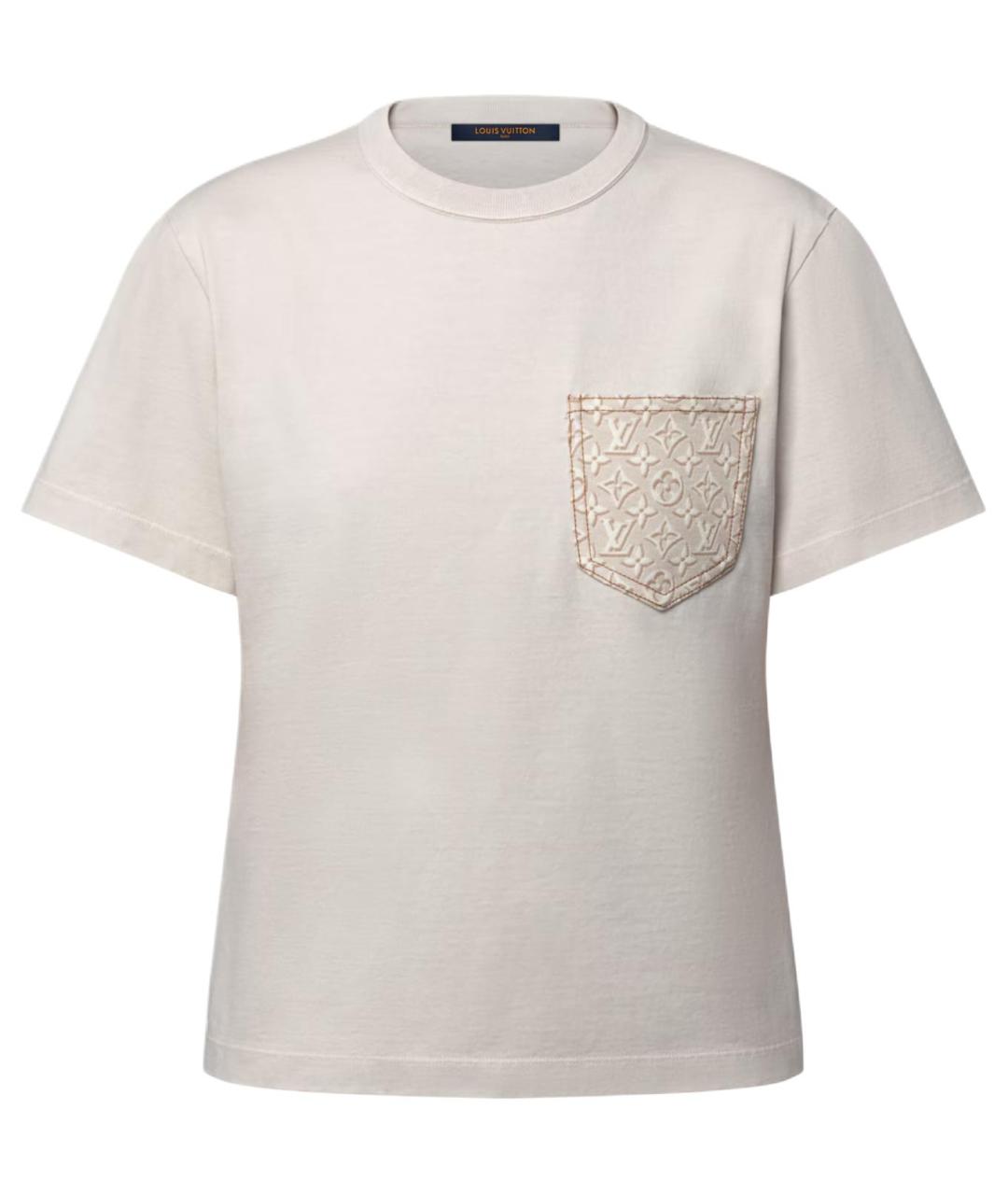 LOUIS VUITTON Белая футболка, фото 1