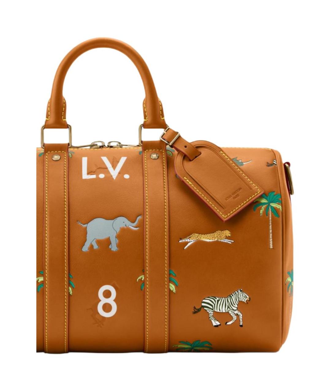 LOUIS VUITTON Кожаная сумка на плечо, фото 5