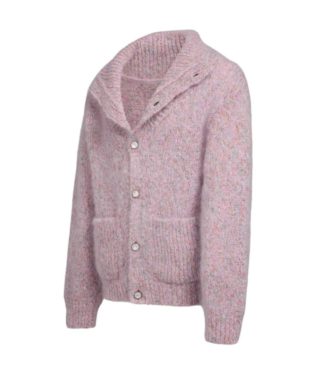 LOUIS VUITTON Розовый шерстяной джемпер / свитер, фото 3