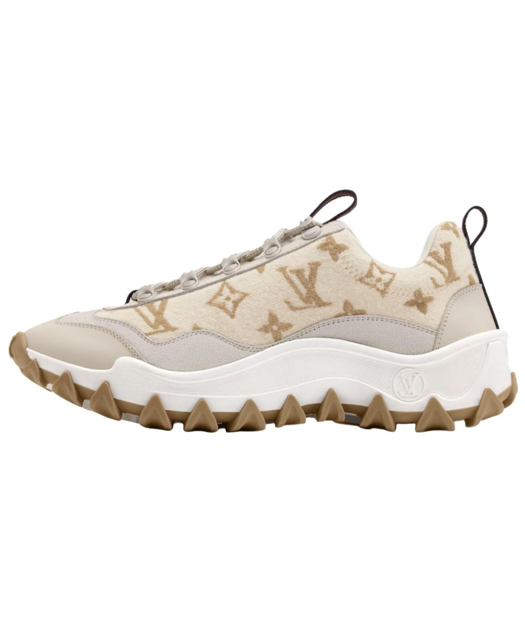 LOUIS VUITTON Бежевые кроссовки, фото 2
