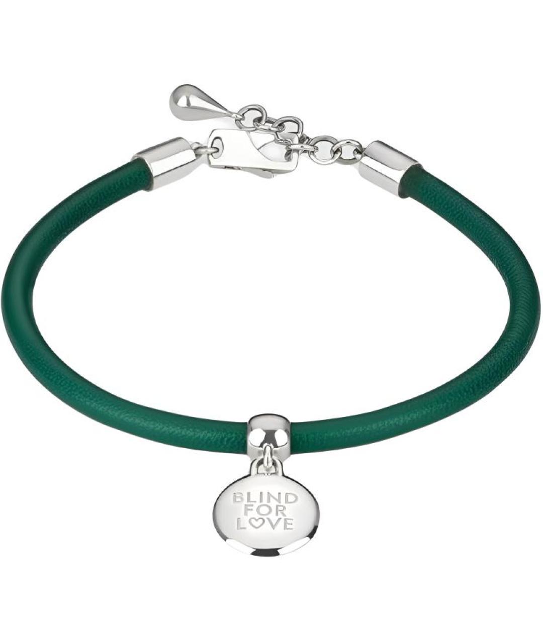 GUCCI Зеленый серебряный браслет, фото 1